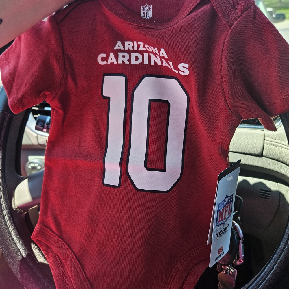 NFL Arizona Cardinals Red Infant Bodysuit